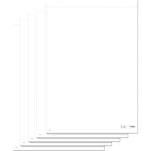 B-Ware Sigel Flipchartblock 100 Blatt (5x20) blanko 68x98cm für Teamarbeit in Weiß