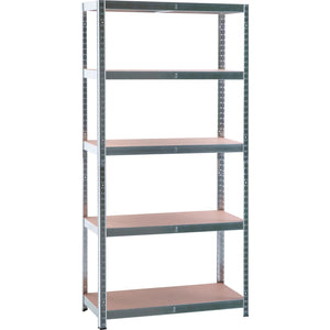 B-Ware Schwerlast-Steckregal Lagerregal Metall Regal 875kg 5 Böden 180x90x40cm verzinkt