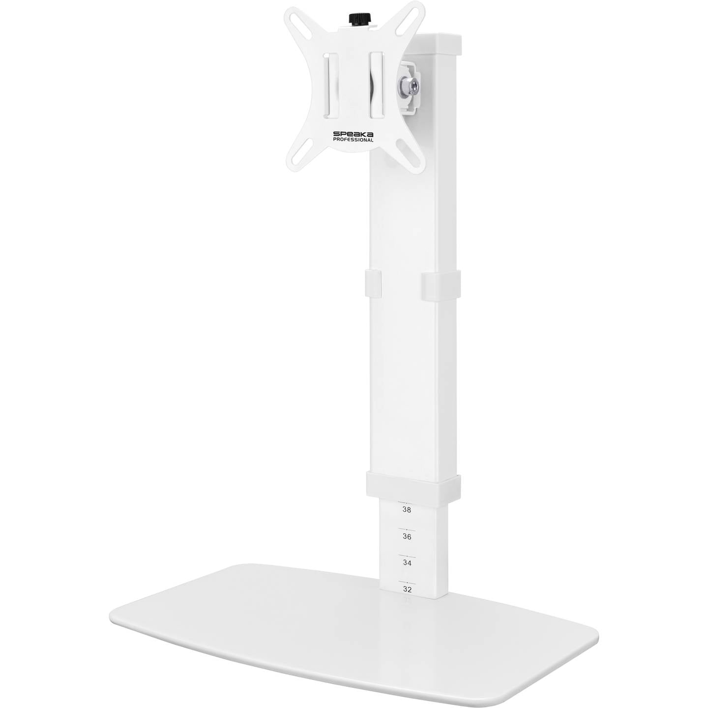 SpeaKa Professional Monitor-Standfuß Höhenverstellbar 360° drehbar 8kg Ständer - 4064161206721