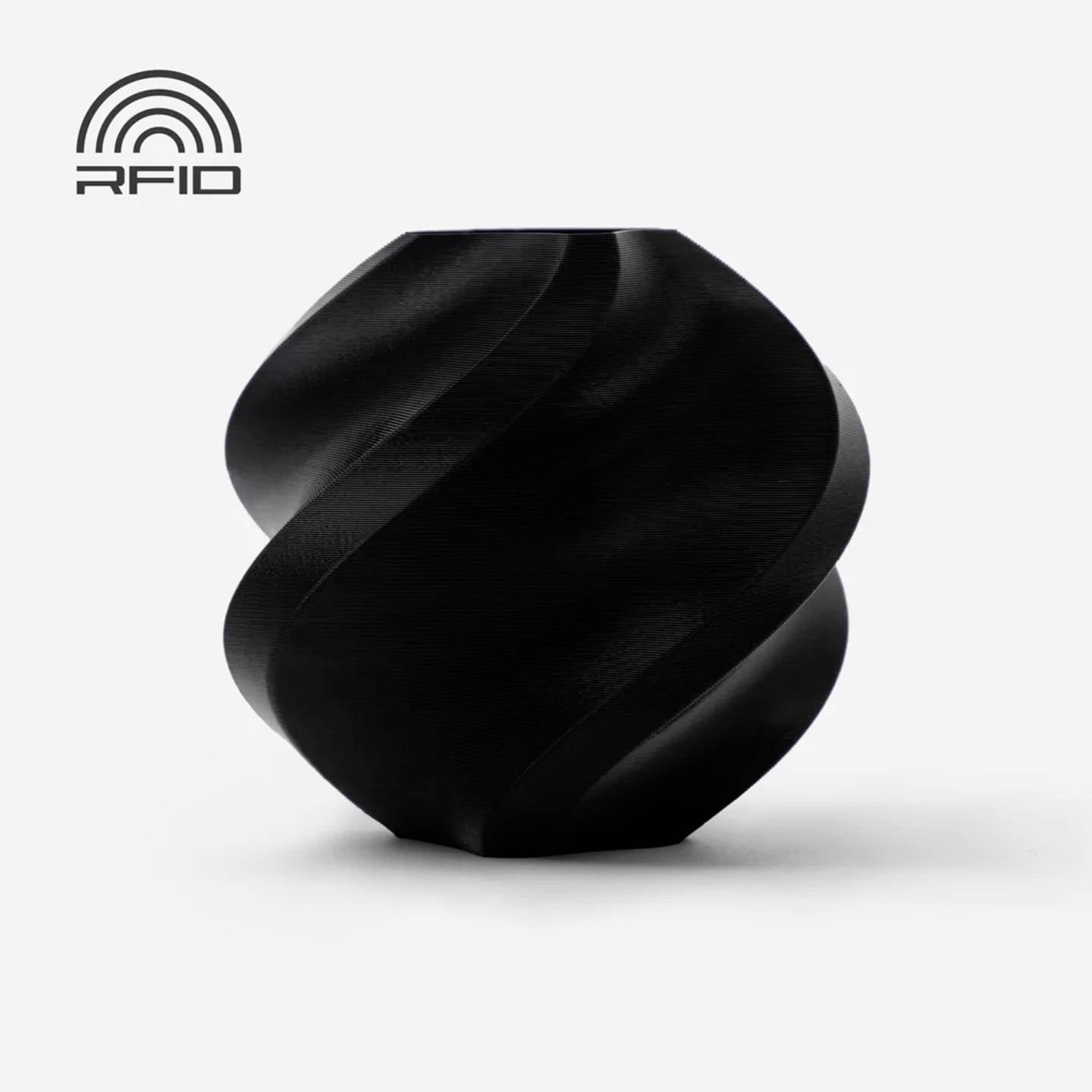 Bambu Lab PLA Filament Schwarz 1.75mm 1kg 3D Drucker Zubehör Material Kunststoff - 6975337031383