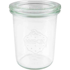 B-Ware Weck Glas Sturzglas Einmachglas Mini 160 ml Deckel Ohne Ringe 12er-Karton