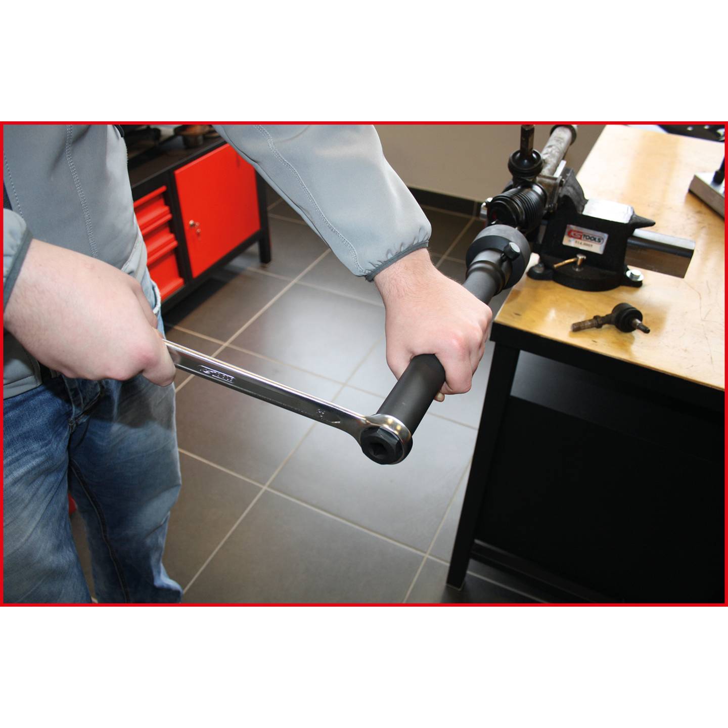 KS Tools Spezialschlüssel Satz  Axialgelenk Spurstangen Demontage 4-tlg 150.1125 - 4042146623978