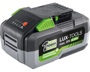 B-Ware LUX-TOOLS Akku AK-20/8.0 20V 8Ah PowerSystem Akku für Elektrowerkzeuge