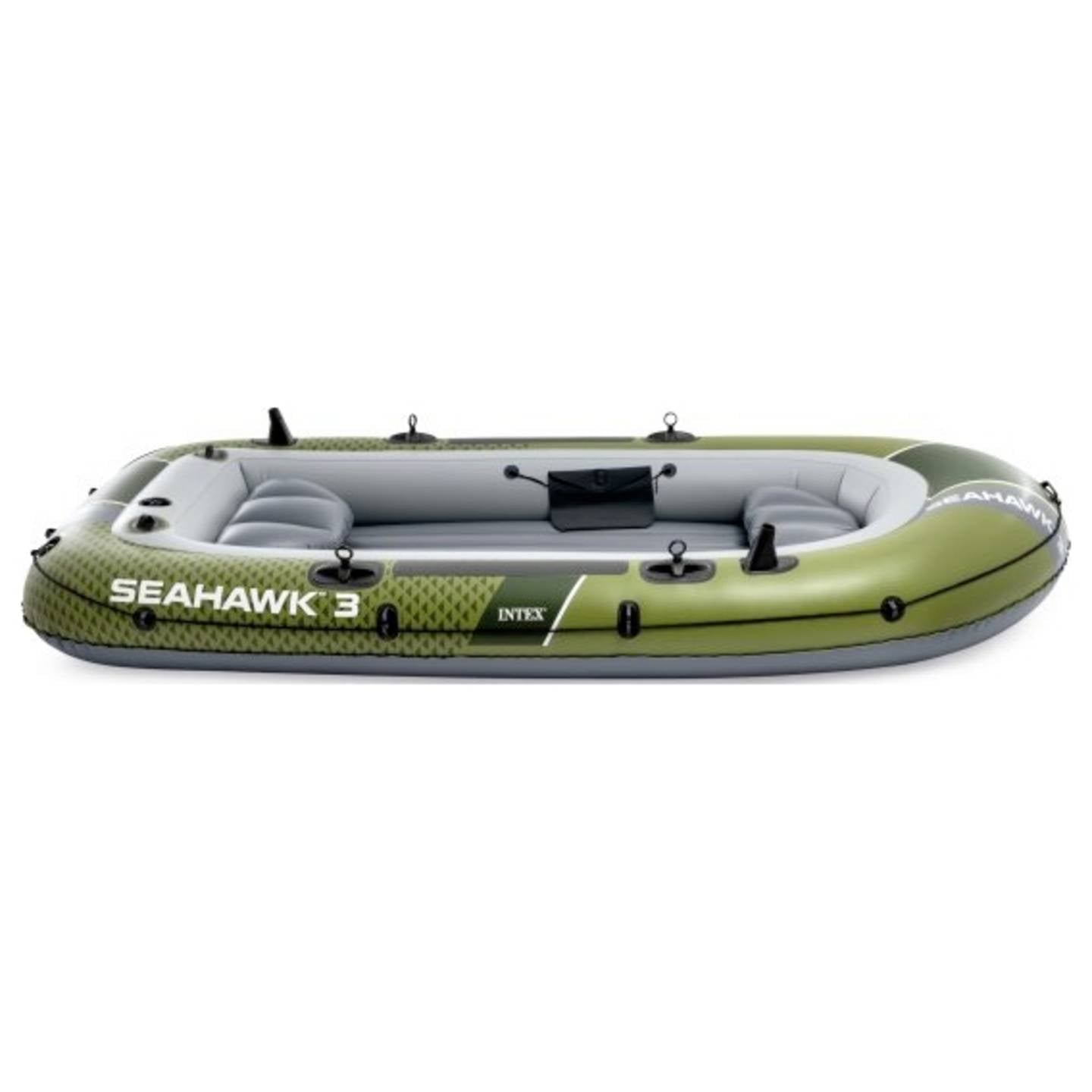 Intex Schlauchboot Boot Set Seahawk 3 Paddel Handpumpe Reparaturflicken - 6941057430652