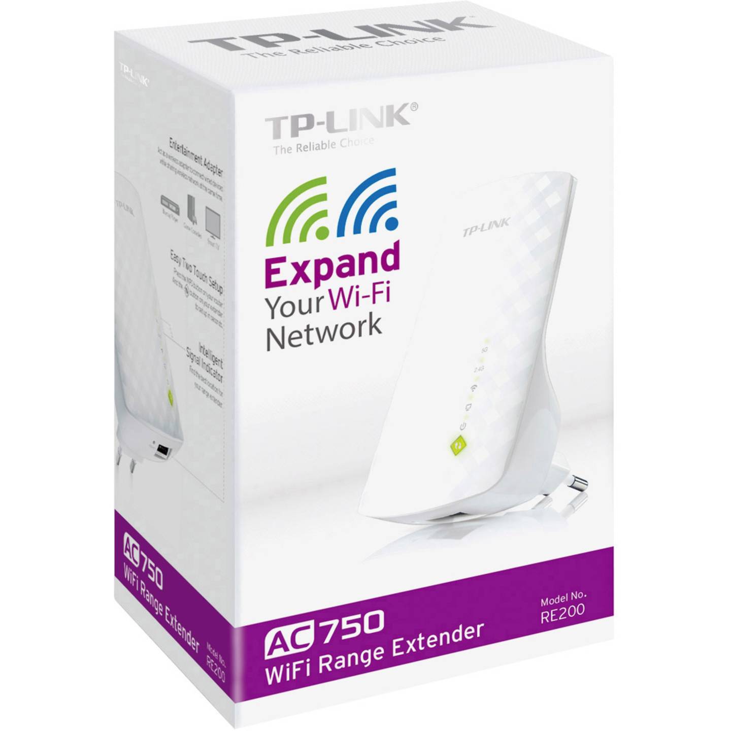 TP-LINK RE200 750 MBit/s WLAN Repeater LAN-Port Verstärker - 6935364071295