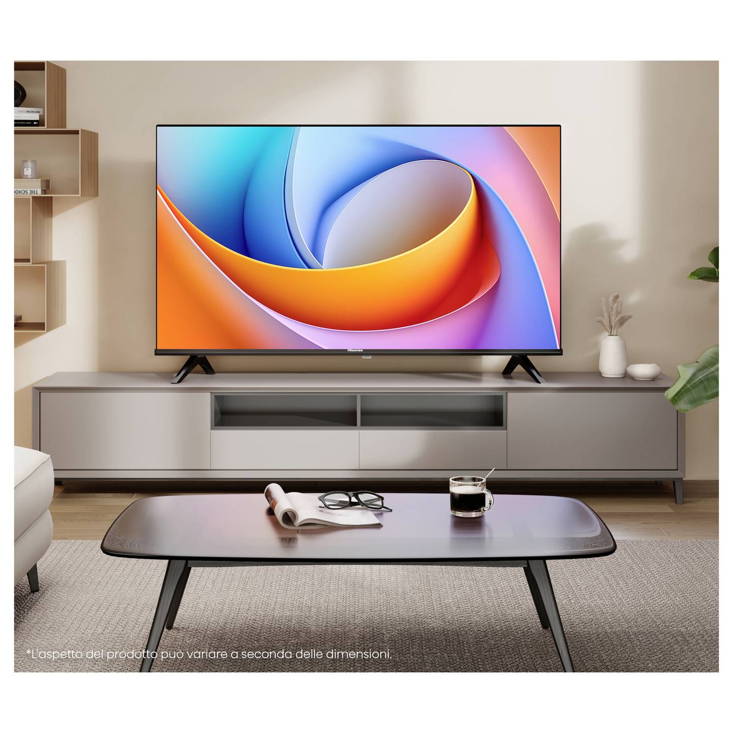 Hisense LED-TV 32 Zoll 80 cm Smart TV DVB-T WLAN HDMI Schwarz 1366x768px - 6942351417943
