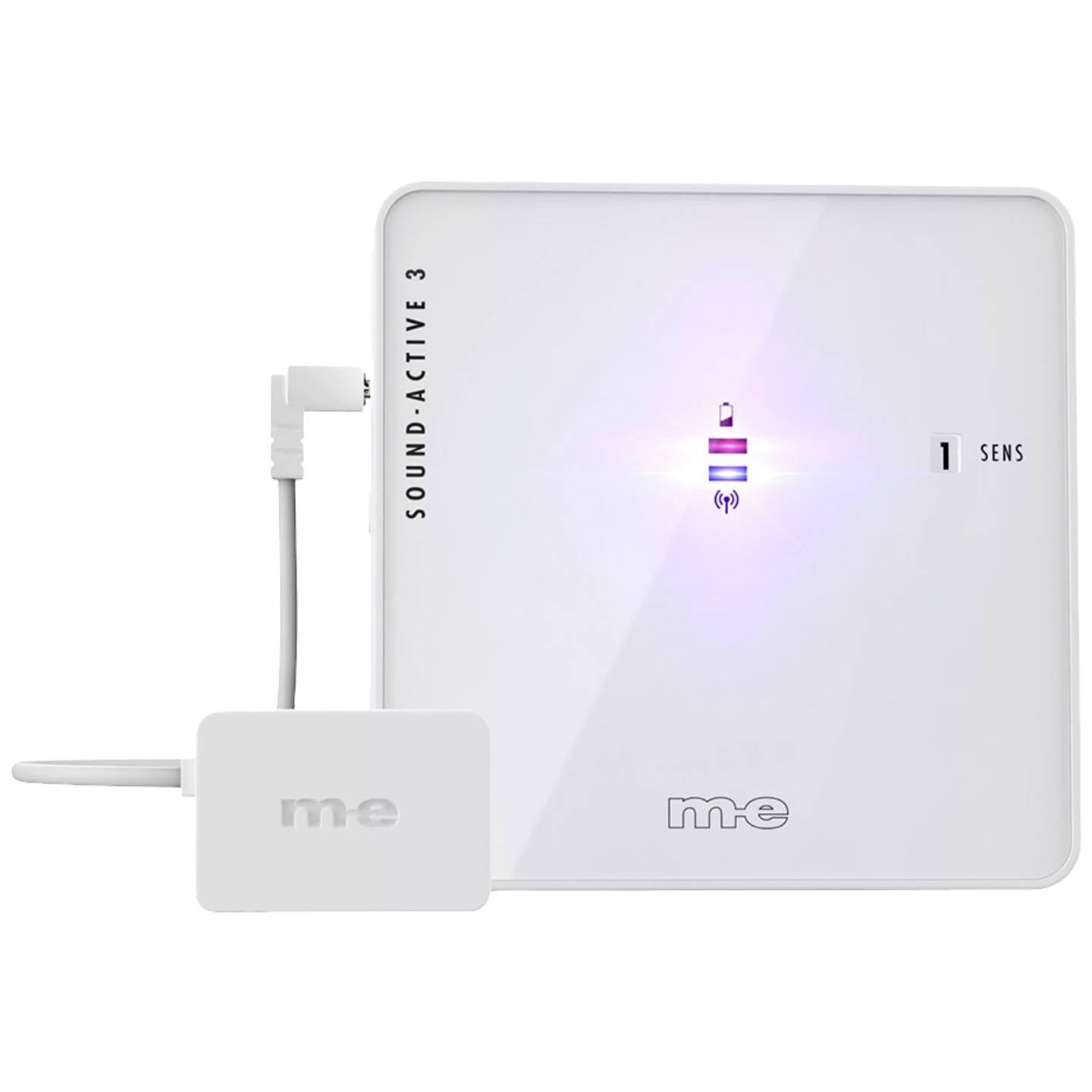 m-e modern-electronics Funkklingel Funk Klingel Sender beleuchtet Geräusch-aktiv - 4250109133192
