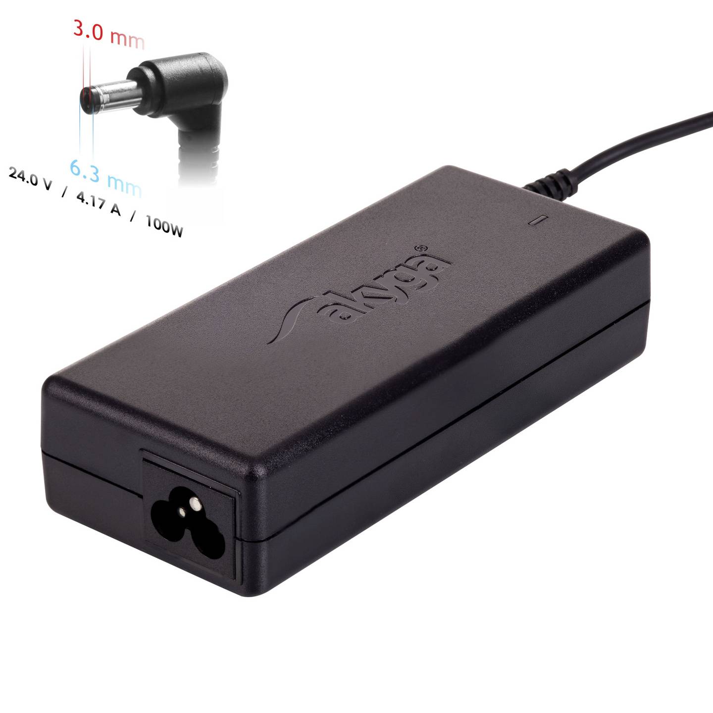 Akyga Netzteil Stromversorgung 100W 24V 4.17A für Zebra Drucker Adapter schwarz - 5901720136329