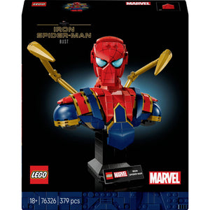 B-Ware LEGO Marvel Super Heroes Büste Figur Iron Spider-Man Minifigur 76326