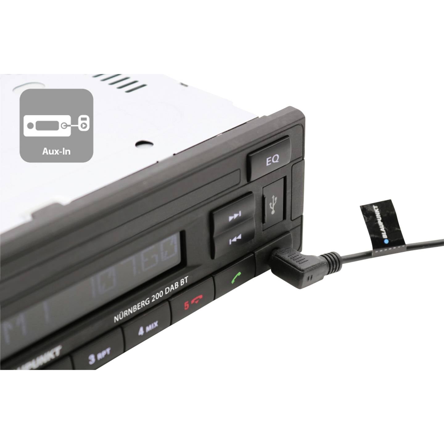 Blaupunkt Nürnberg 200 DAB BT Autoradio mit Bluetooth® und DAB+ Tuner - 4260499852337