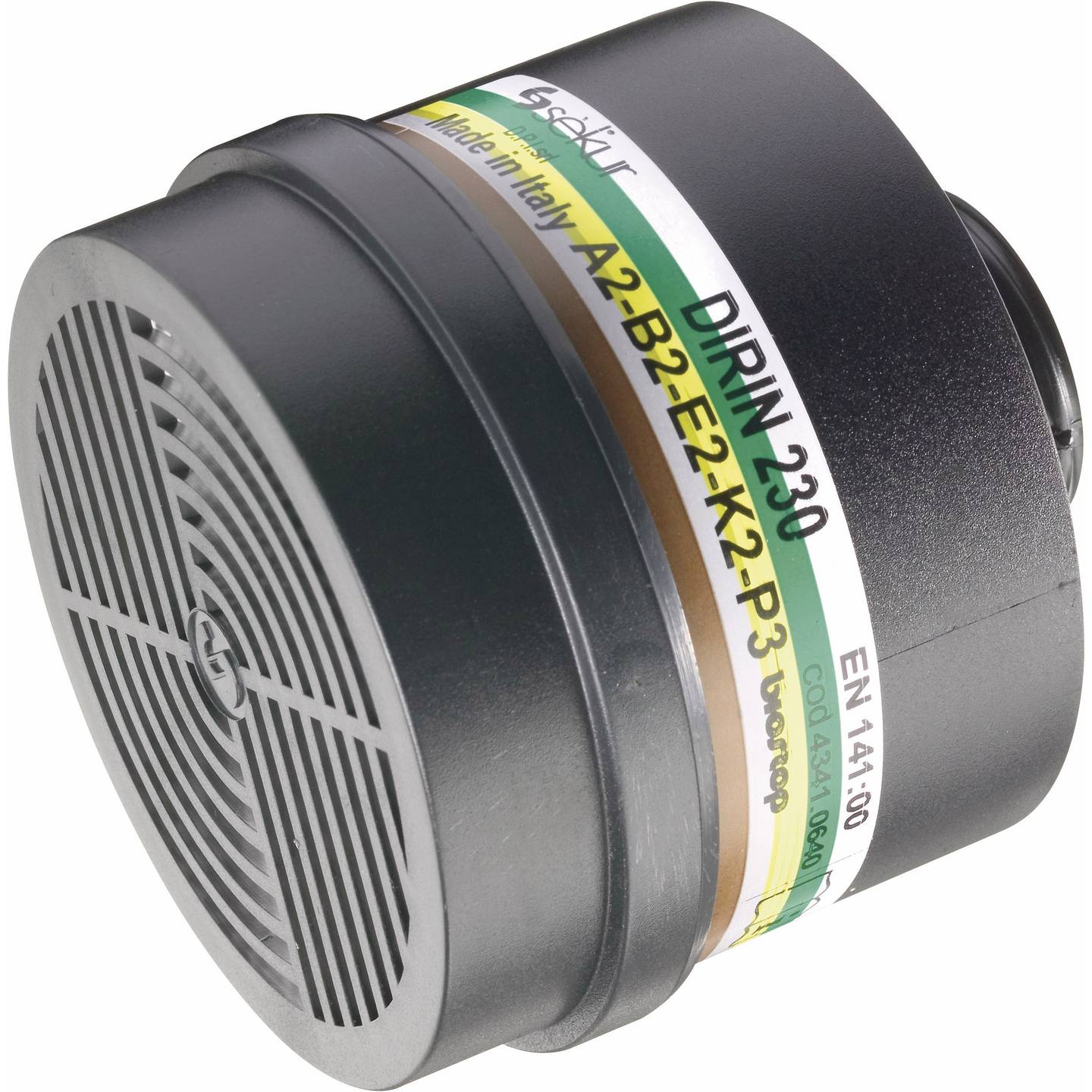 Ekastu Mehrbereichsfilter Kombifilter Gasmaske A2B2E2K2P3 Kunststoff Filter - 4013207422007