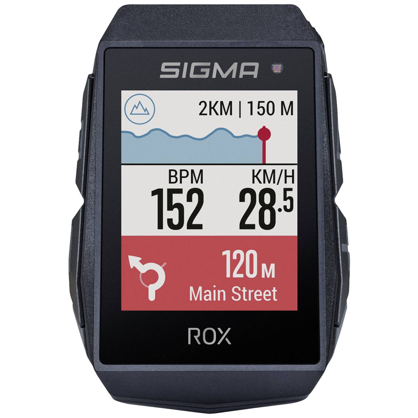 Sigma Fahrrad-Navi ROX 11.1 EVO GPS spritzwassergeschützt 18h Akku E-Bike ready - 4016224010301