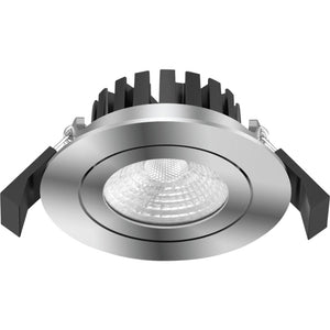B-Ware EVN P65081302 LED-Einbauleuchte 8W warmweiß schwenkbar 240V Edelstahl