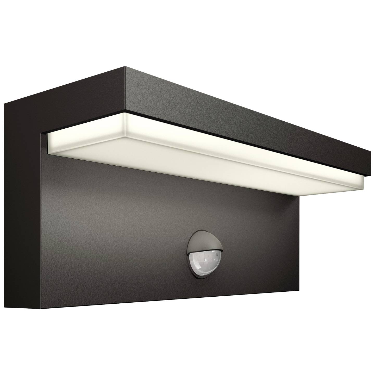 Philips Außenwandleuchte LED mit Bewegungsmelder 3.8W anthrazit 800 Lumen IP44 - 8720169257412