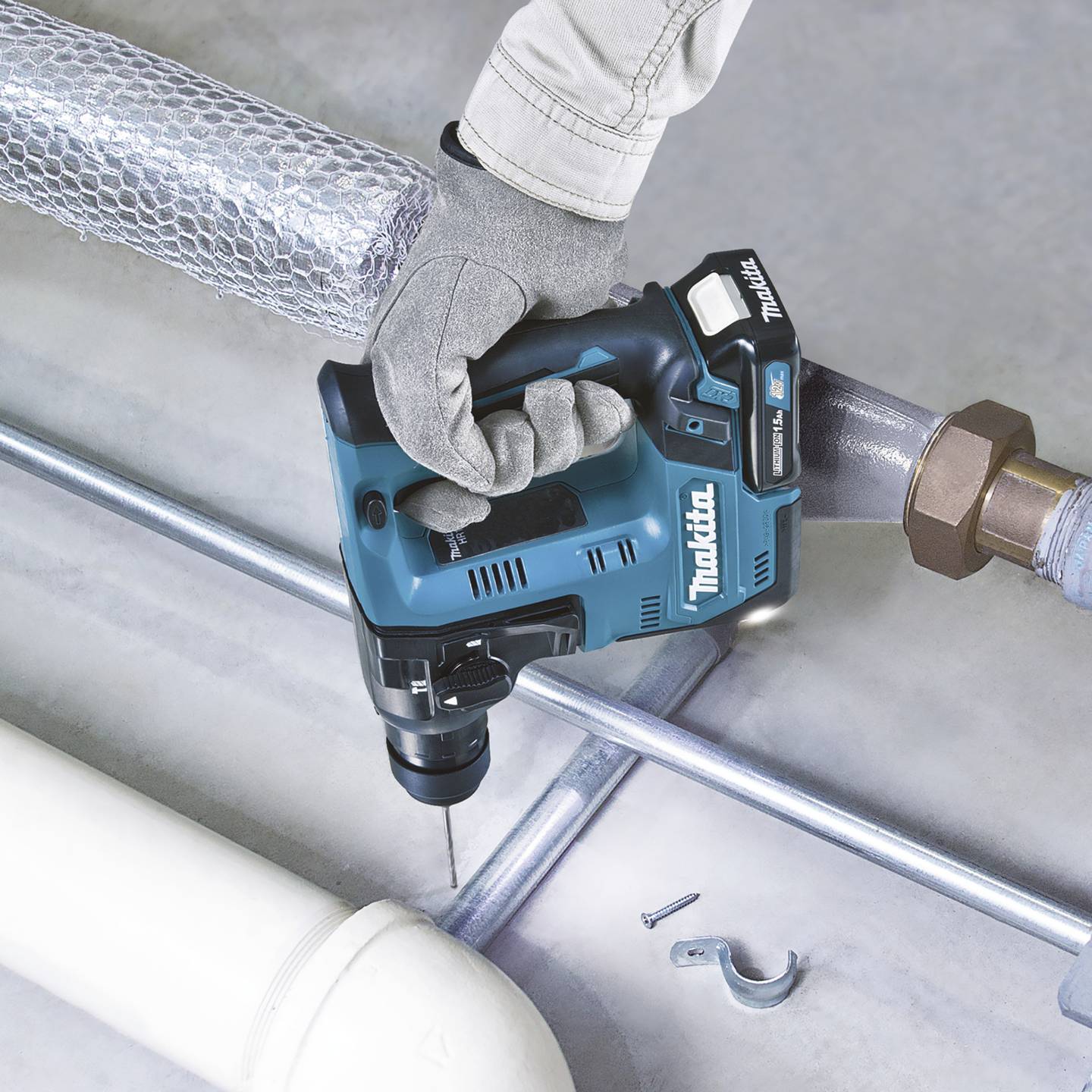 Makita Akku-Bohrhammer HR140DZ Bohrer Schlagbohrer Werkzeug 18V solo ohne Akku - 88381849050
