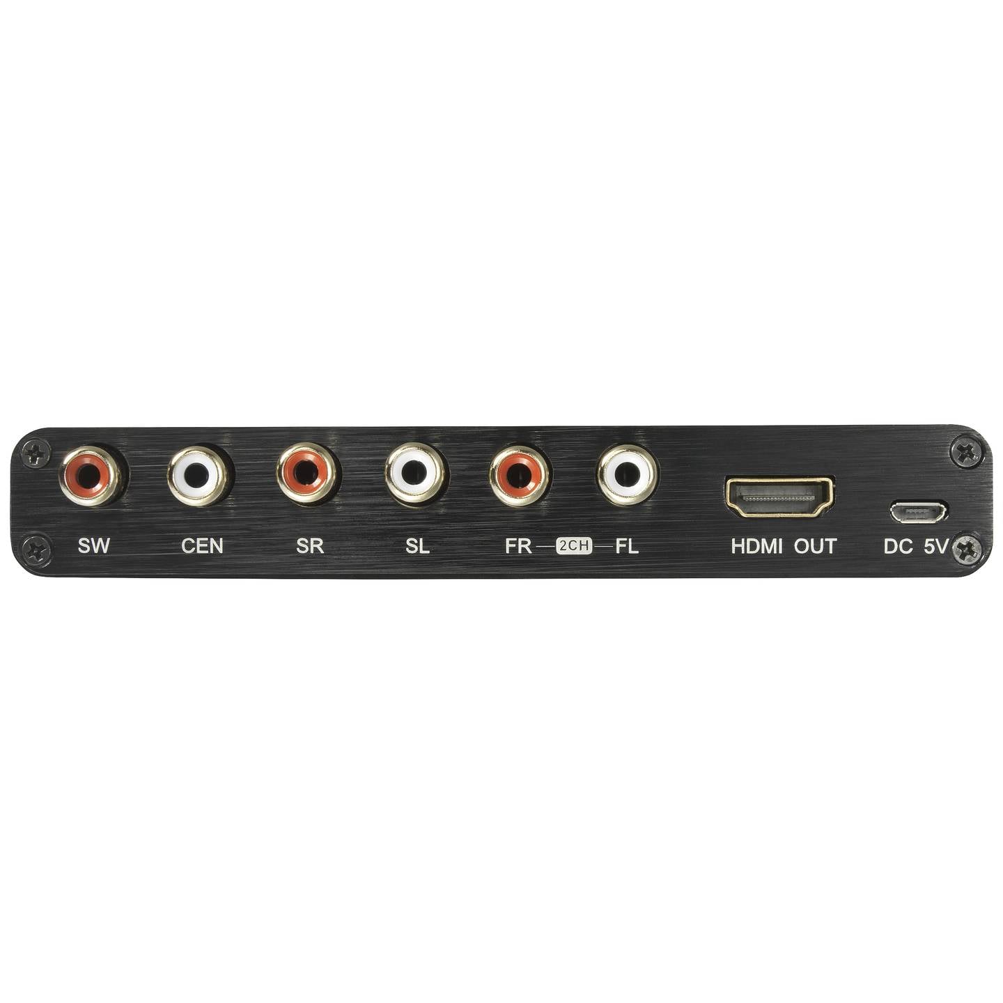 SpeaKa Professional Audio Extraktor HDMI 5.1-Kanal Dolby AC-3 Schwarz - 4064161227276