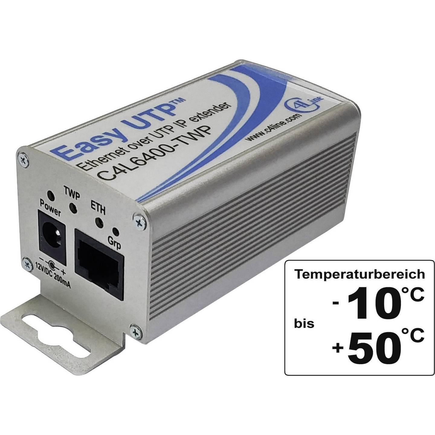 Renkforce Netzwerkverlängerung 2-Draht 500m 100MBit/s ohne PoE-Funktion 1 St. - 4016139052816