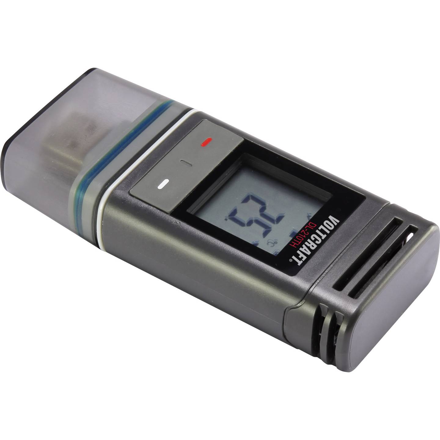 VOLTCRAFT Temperatur-Datenlogger DL-210TH Luftfeuchte-Logger IP65 USB - 4016139081281