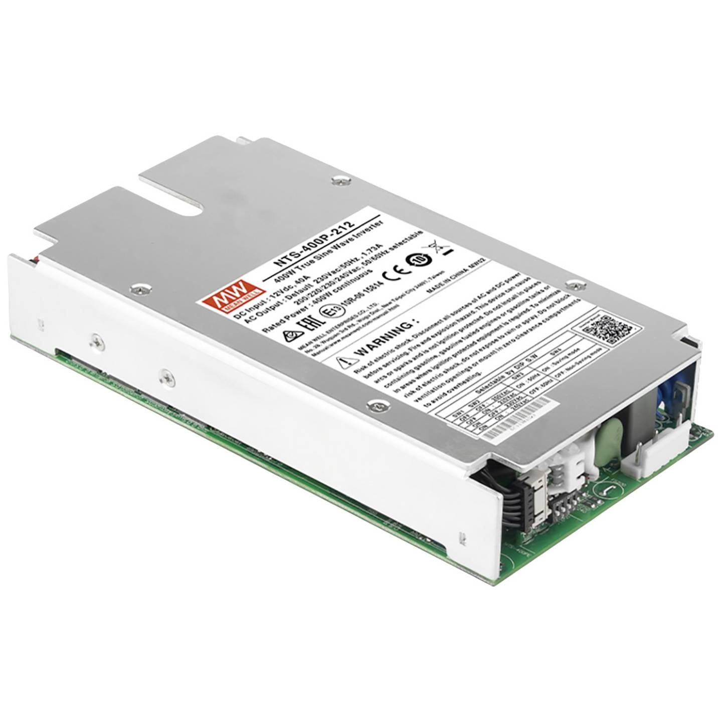 Mean Well Wechselrichter NTS-400P-224 400W 24V/DC 230V/AC reine Sinuswelle 750g - 4021087072403