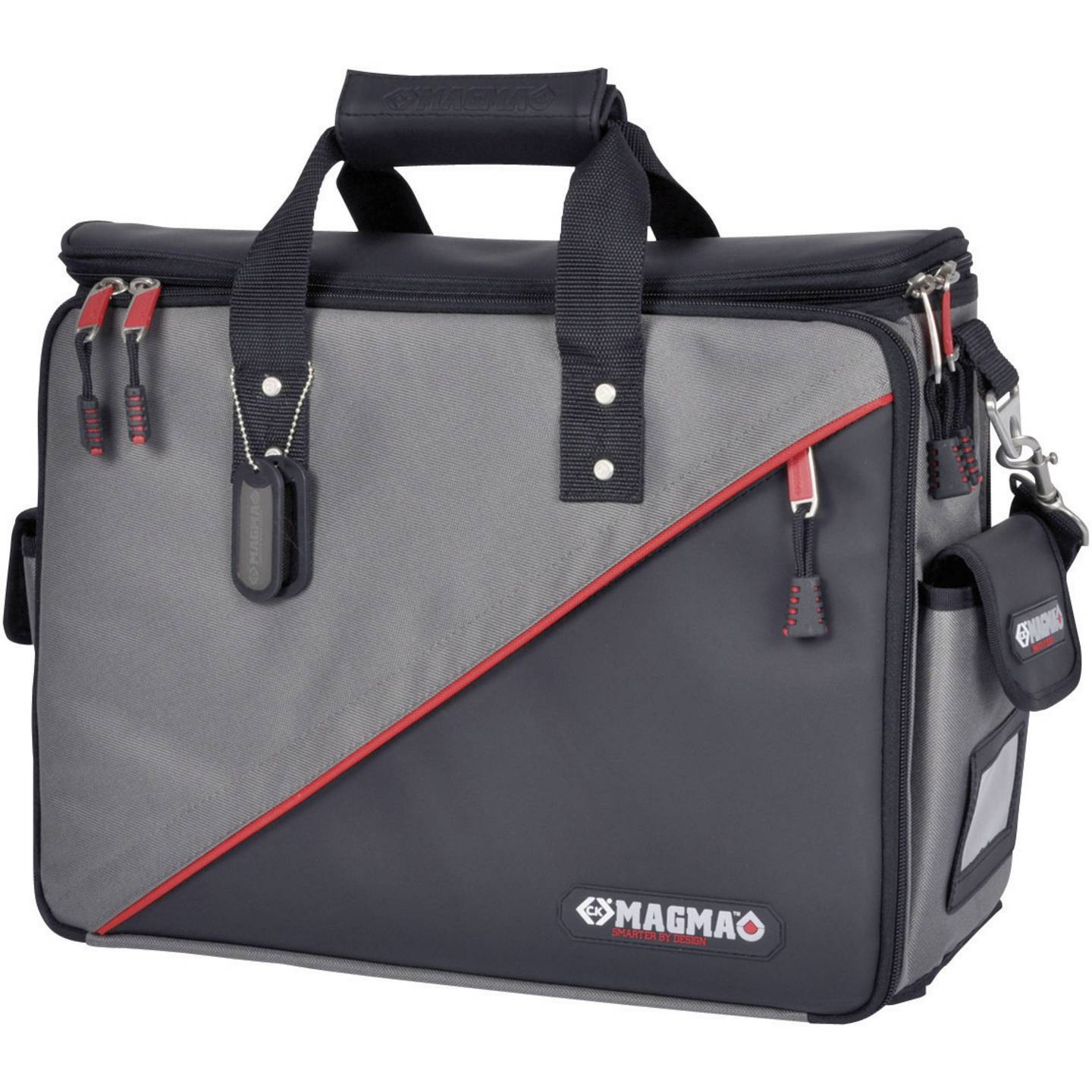 C.K Werkzeugtasche unbestückt Techniker Tasche Polyester schwarz 210x460x330mm - 5013969962659