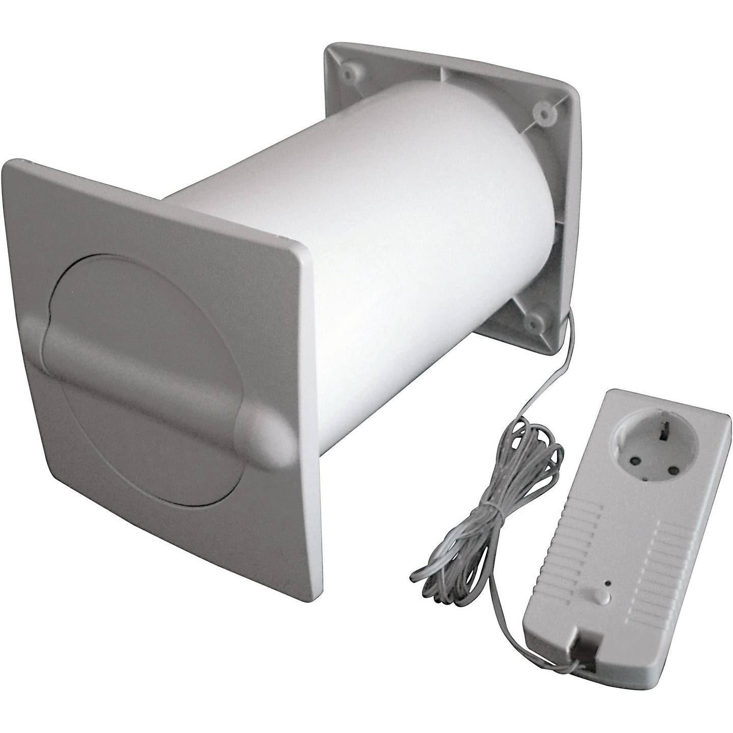 Wallair N37215 Energiespar-Mauerkasten 100 mm - Windgeräuschfrei, Insektenschutz - 4046293372154