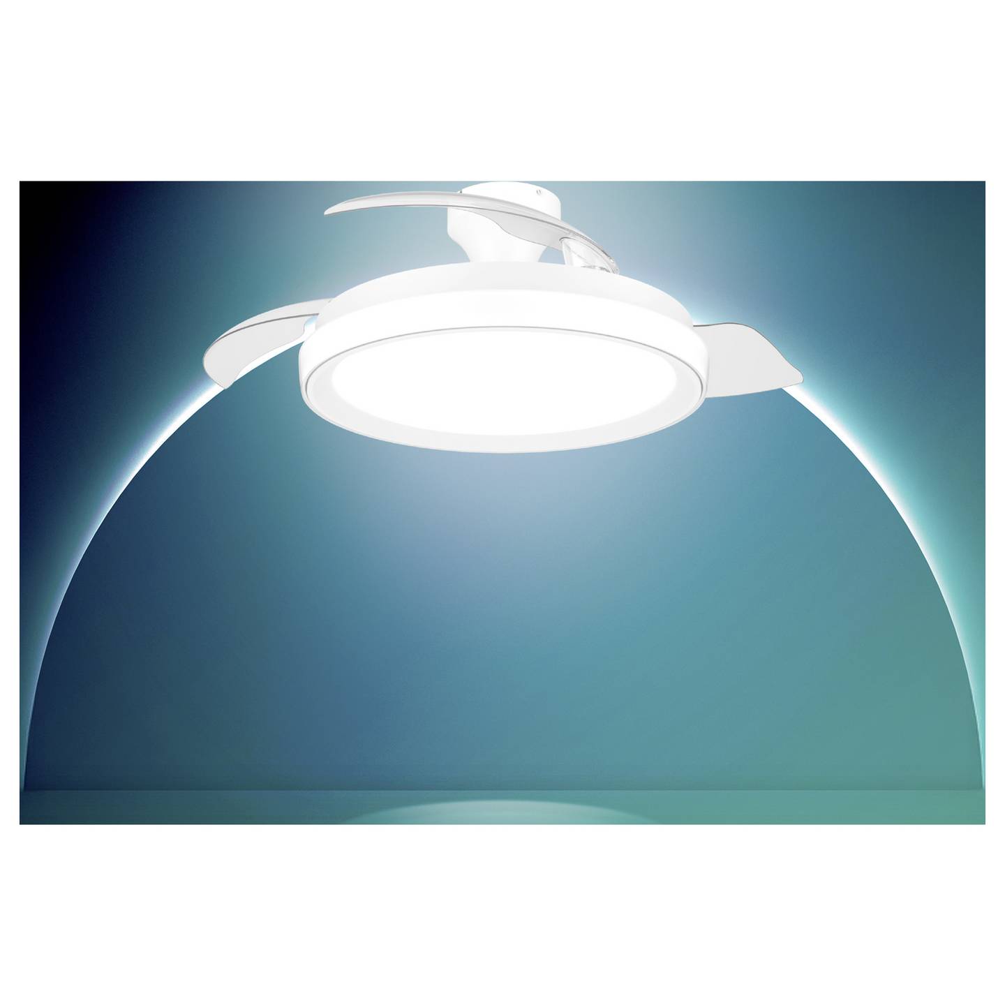 Philips LED Deckenventilator 28W Fernbedienung Dimmbar 3 Rotorblätter Weiß - 8721103096029