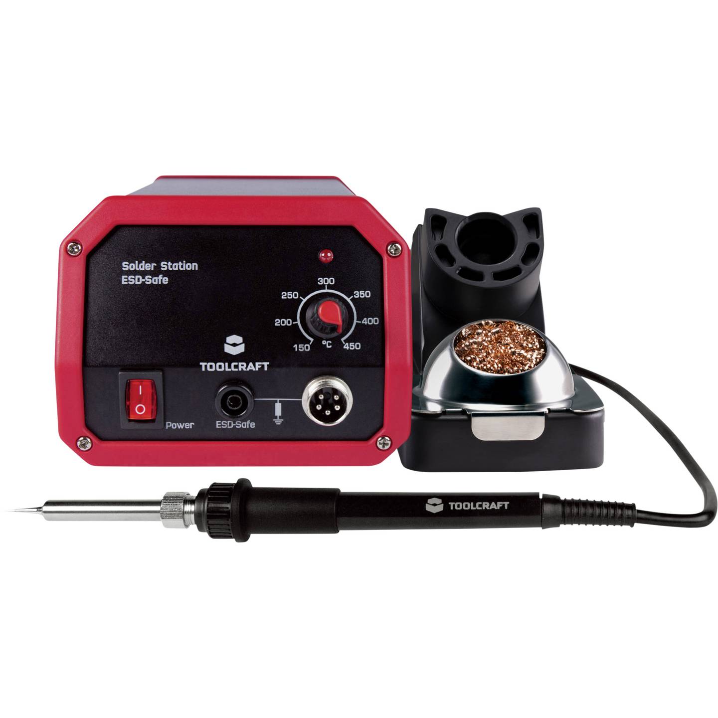 Toolcraft Lötstation Lötkolben analog 100W 150-450°C Handlöten inkl. Lötspitze - 4016139199061