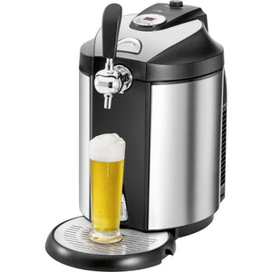 B-Ware Clatronic Bierzapfanlage BZ 3740 Zapfanlage Bierkühler Party Zapfer Silber