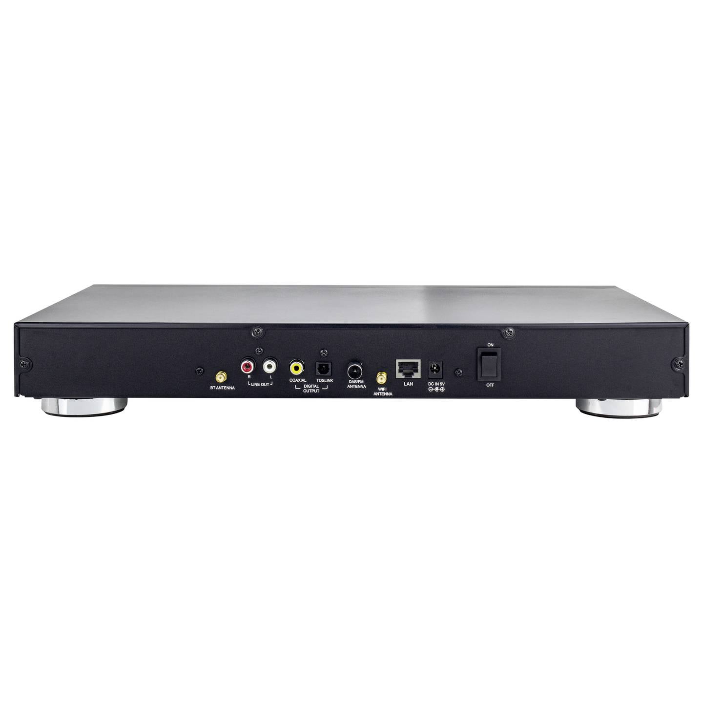 Renkforce Radio-Adapter DAB+ WLAN Bluetooth DLNA Internetradio Schwarz 99 Sender - 4053199973484
