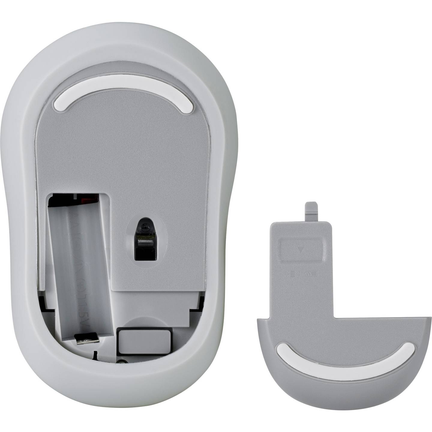 Renkforce Funkmaus Grau 1300 dpi IP53 spritzwassergeschützt, 4 Tasten - 4053199981502