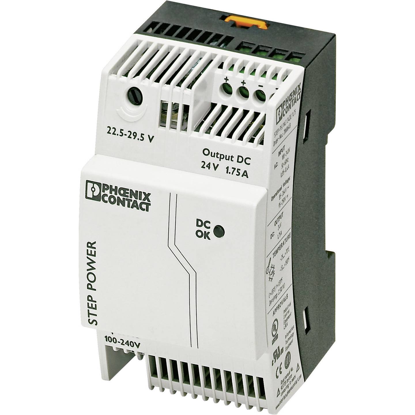 Phoenix Contact Hutschienen-Netzteil Schaltnetzteil 24V DC 1.9A 42W IP20 1x - 4046356172844