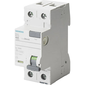 B-Ware Siemens FI-Schutzschalter 5SV33146 2polig 40A 30mA DIN-Schiene 230V