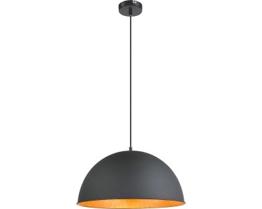 Globo Pendelleuchte Hängeleuchte LENN LED Lampe Leuchte schwarz goldfarben E27 - 9007371351145