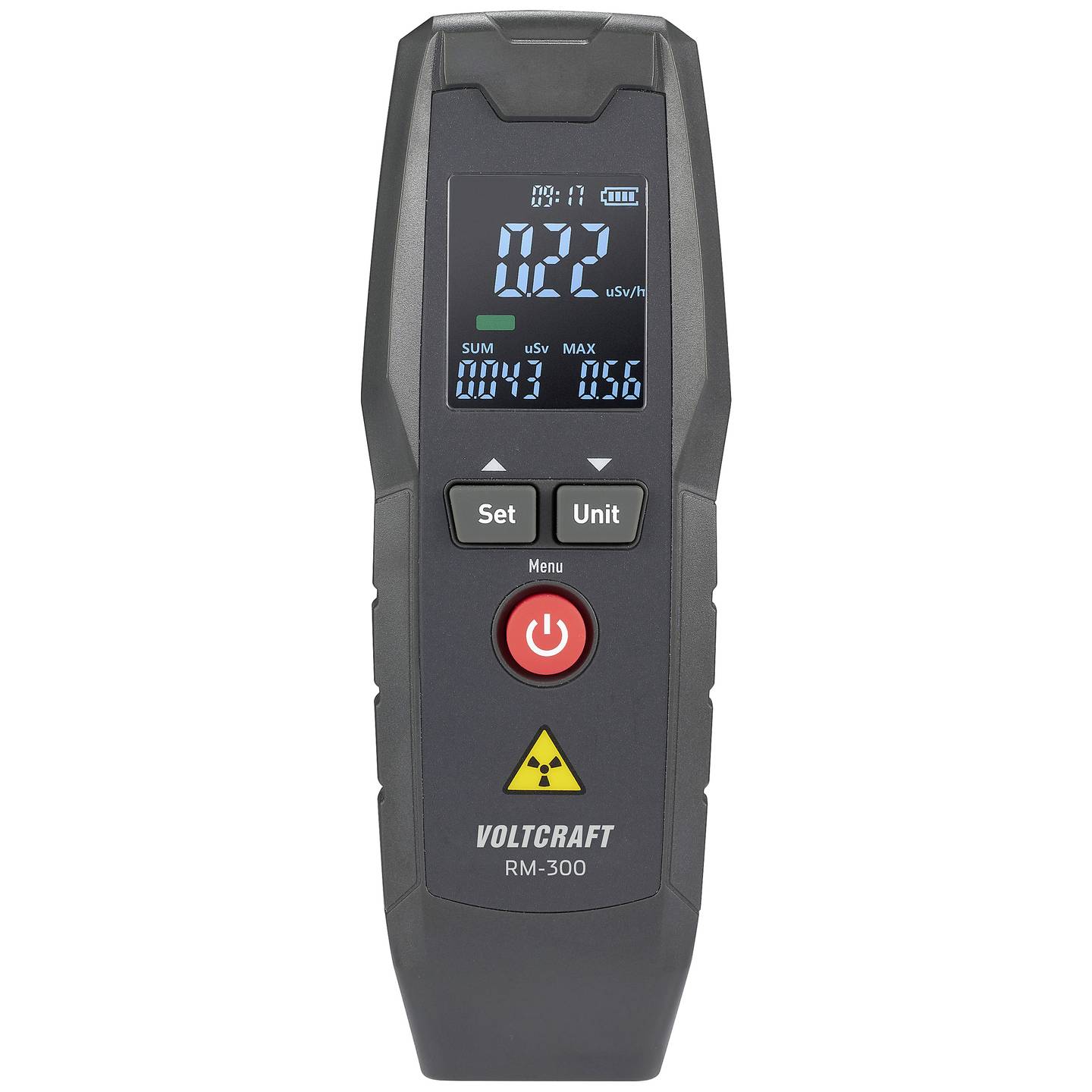 Voltcraft Geigerzähler Strahlungsmesser RM-300 Beta Gamma Röntgen USB akustisch - 4064161246963