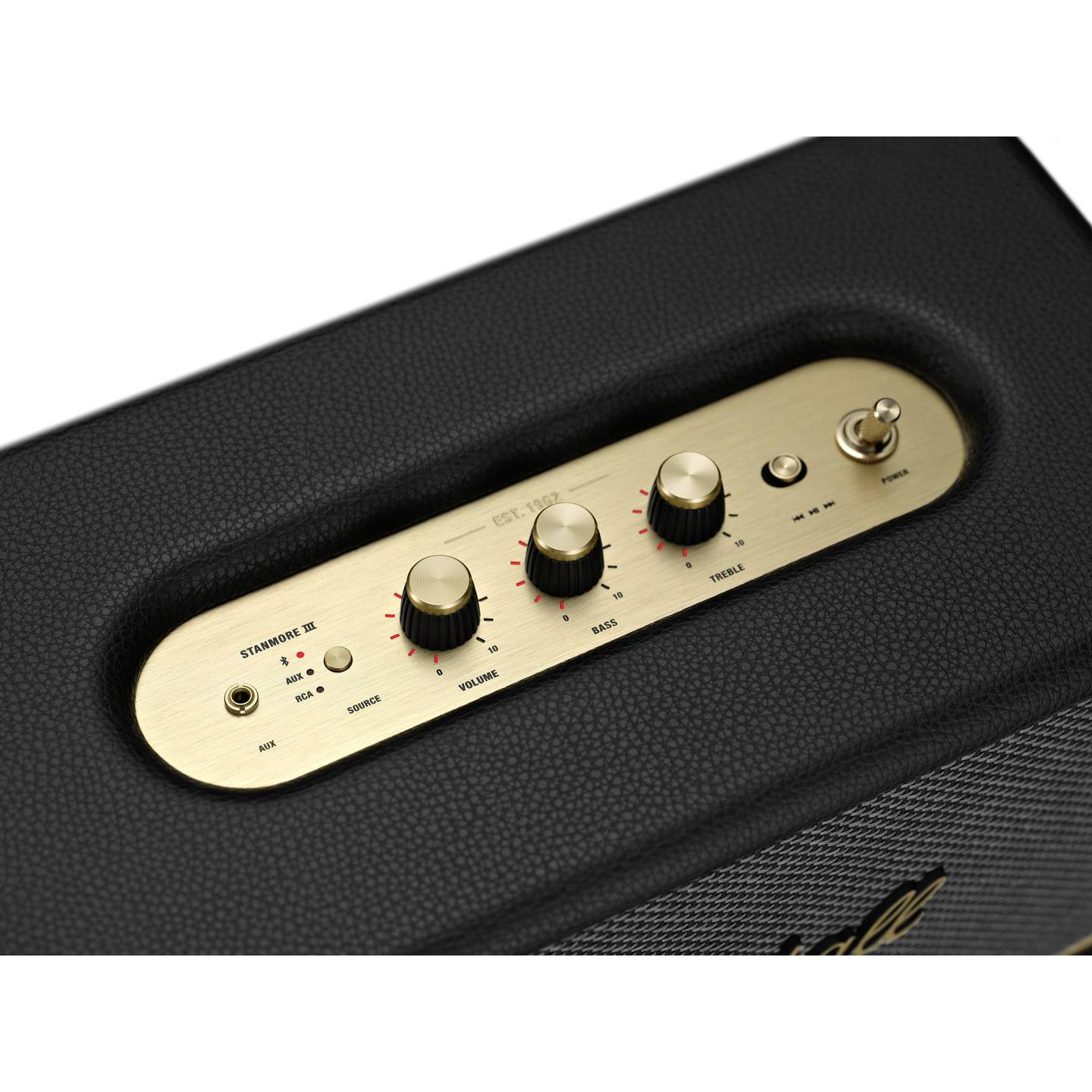 Marshall Bluetooth Lautsprecher Stanmore III Box 90W Schwarz 350x203x188mm - 7340055385121