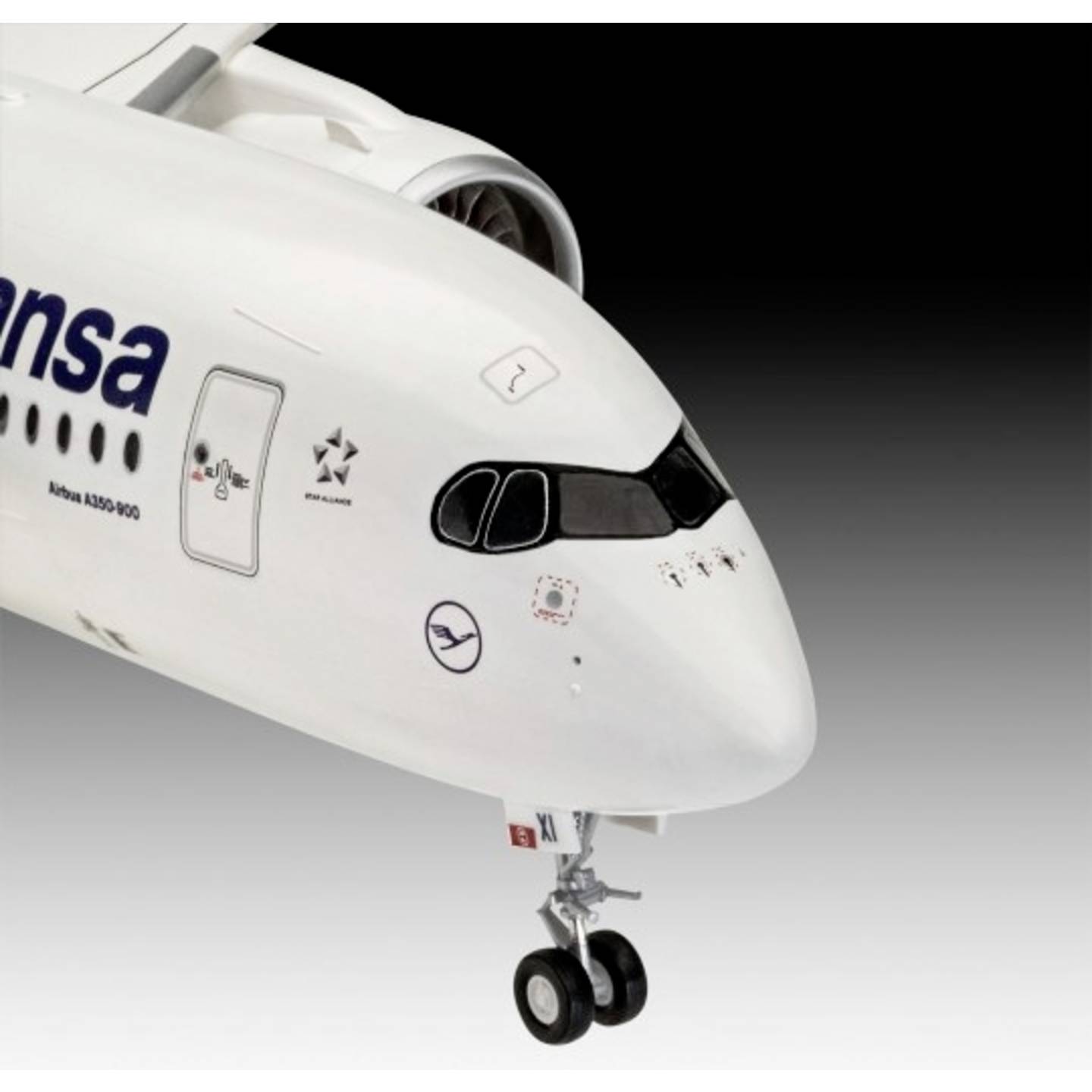 Revell Flugmodell Bausatz Airbus A350-900 Lufthansa neue Lackierung 1:144 120 - 4009803038810