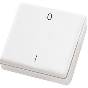 B-Ware Eltako Funk Handsender 2-Kanal Reichweite 30m batterielos Wandsender weiß