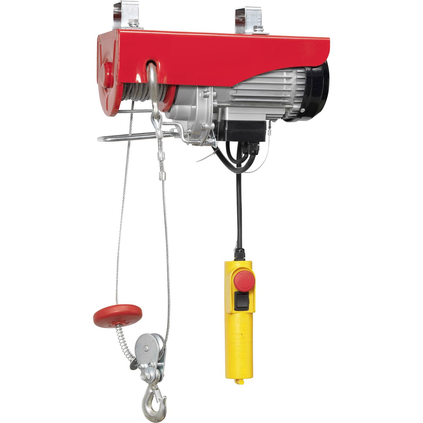 Toolcraft Elektrischer Seilhebezug 600kg Tragfähigkeit 18m Seil-Länge 1000W - 4016139192413