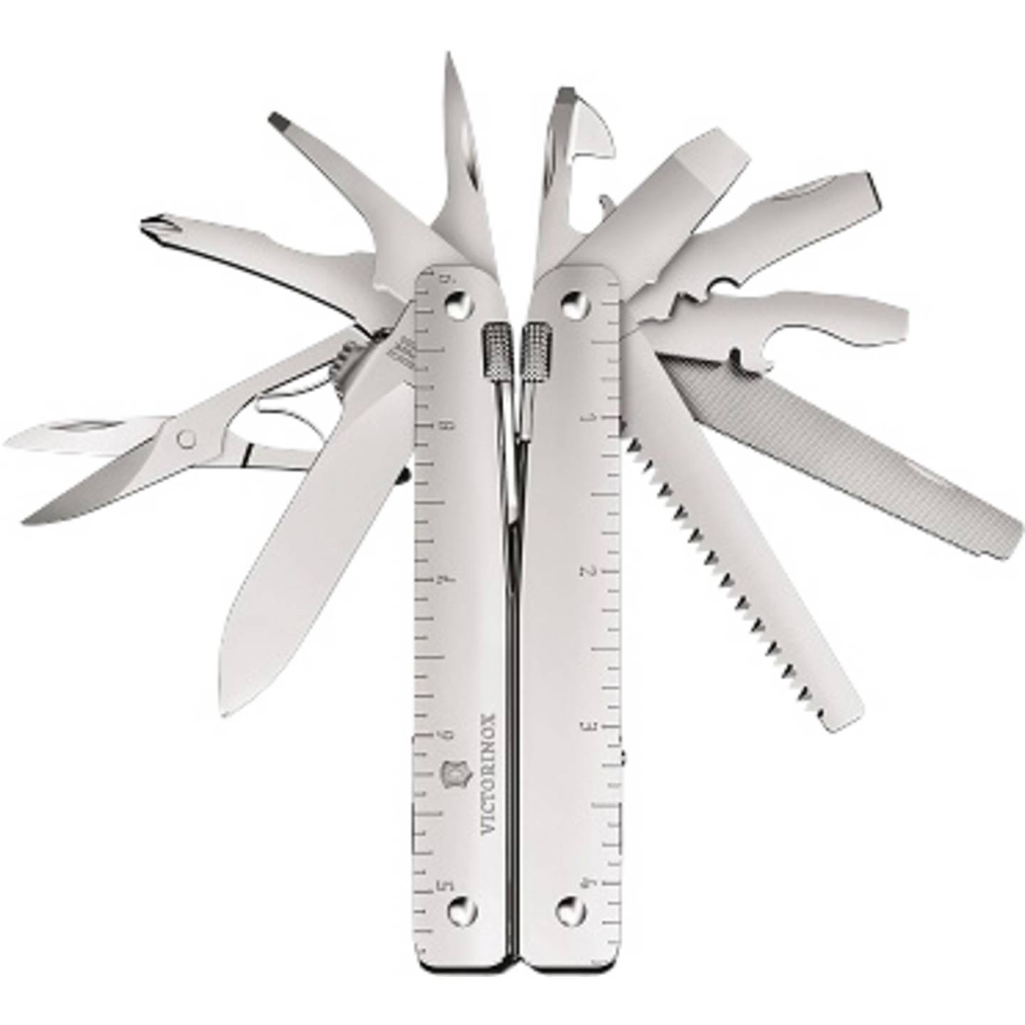 Victorinox Multitool Swiss Tool MX 3.0327.MN 26 Funktionen Werkzeug silber 115mm - 7613329152539