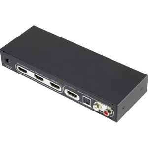 B-Ware SpeaKa Professional HDMI-Switch 3 Port UHD 4K 60Hz Manuell Schwarz 179x67mm