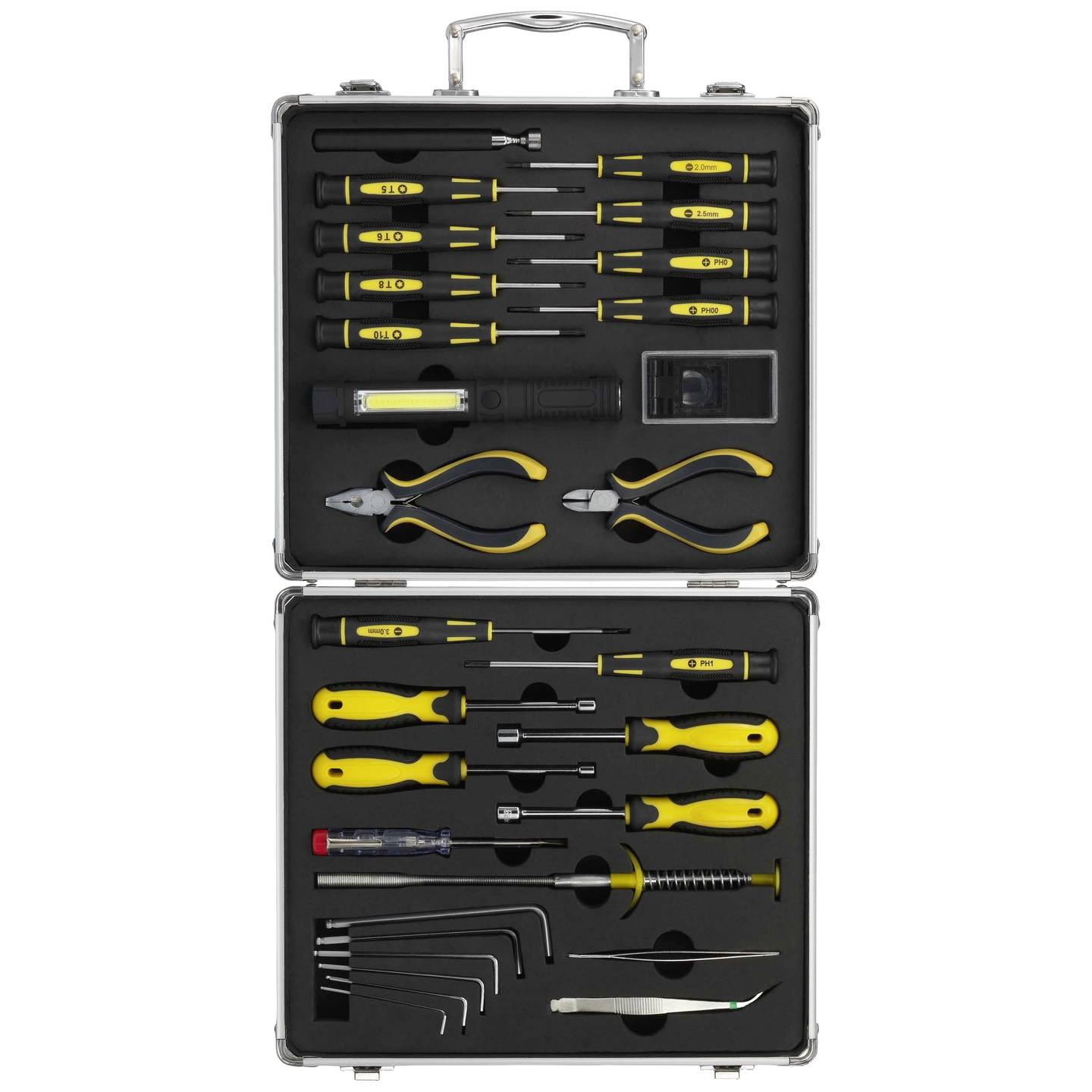 Basetech Heimwerker Techniker Elektriker Werkzeugset Koffer 30-tlg. Werkzeug Set - 4053199931675