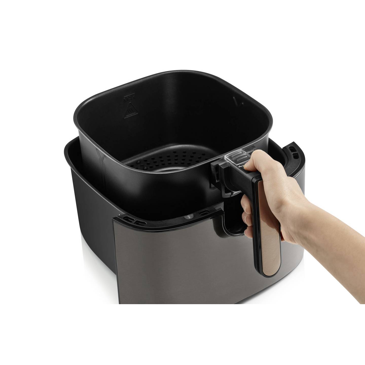 arzum Heißluftfritteuse Airfryer Fritteuse 6l 1750W Display Timer Schwarz - 8693184917350