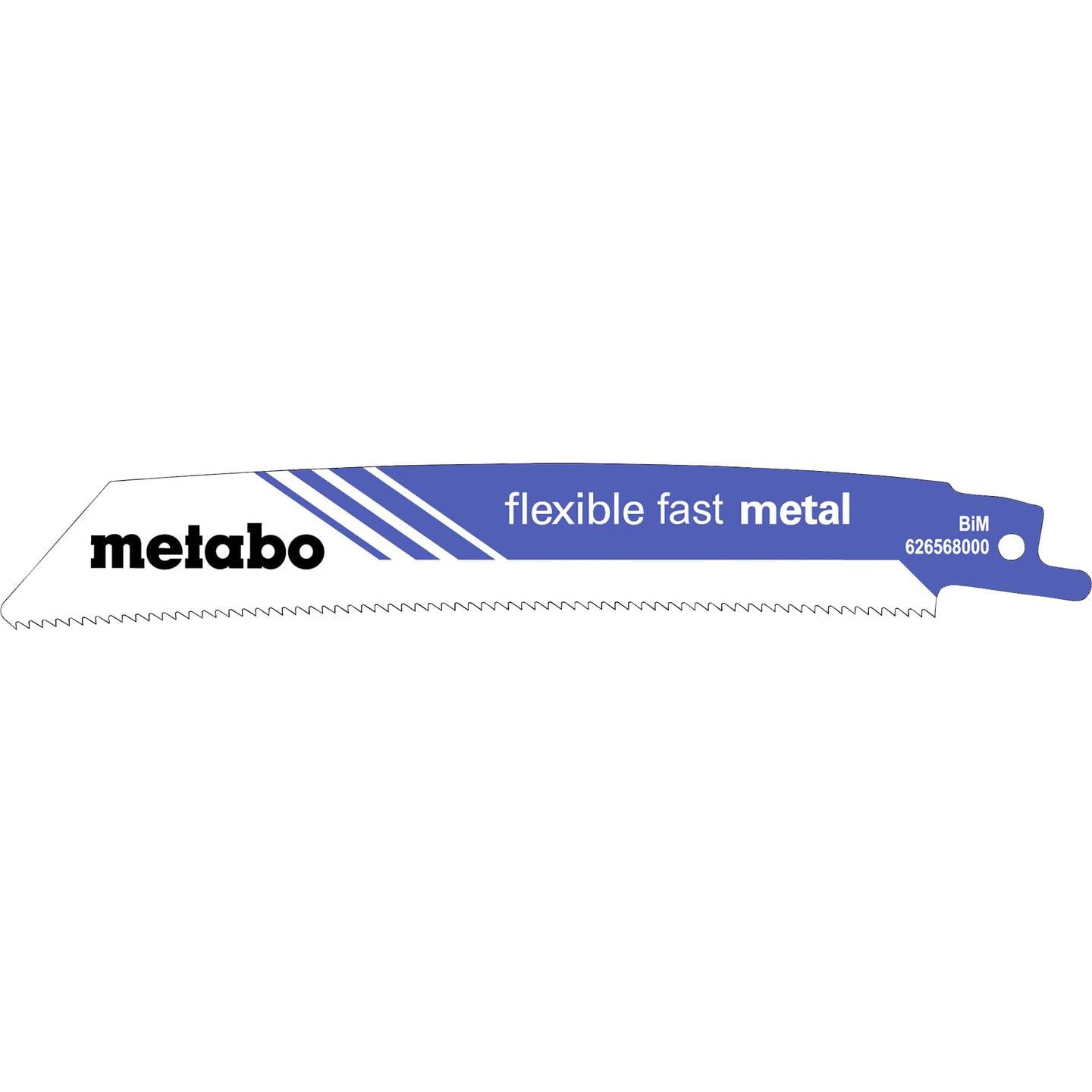 Metabo Säbelsägeblatt Fast Sägeblatt BiM Blech 150 mm 0,9 mm gebogen 5 Stück - 4061792179660