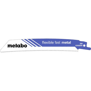 B-Ware Metabo Säbelsägeblatt Fast Sägeblatt BiM Blech 150 mm 0,9 mm gebogen 5 Stück