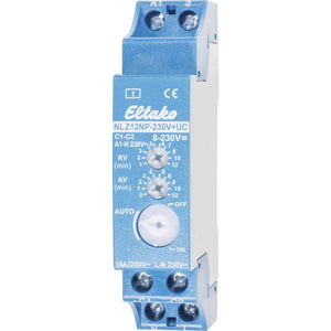 B-Ware Eltako NLZ12NP-230V+UC Nachlaufschalter Hutschiene 250 V/AC 1 Schließer Schalter