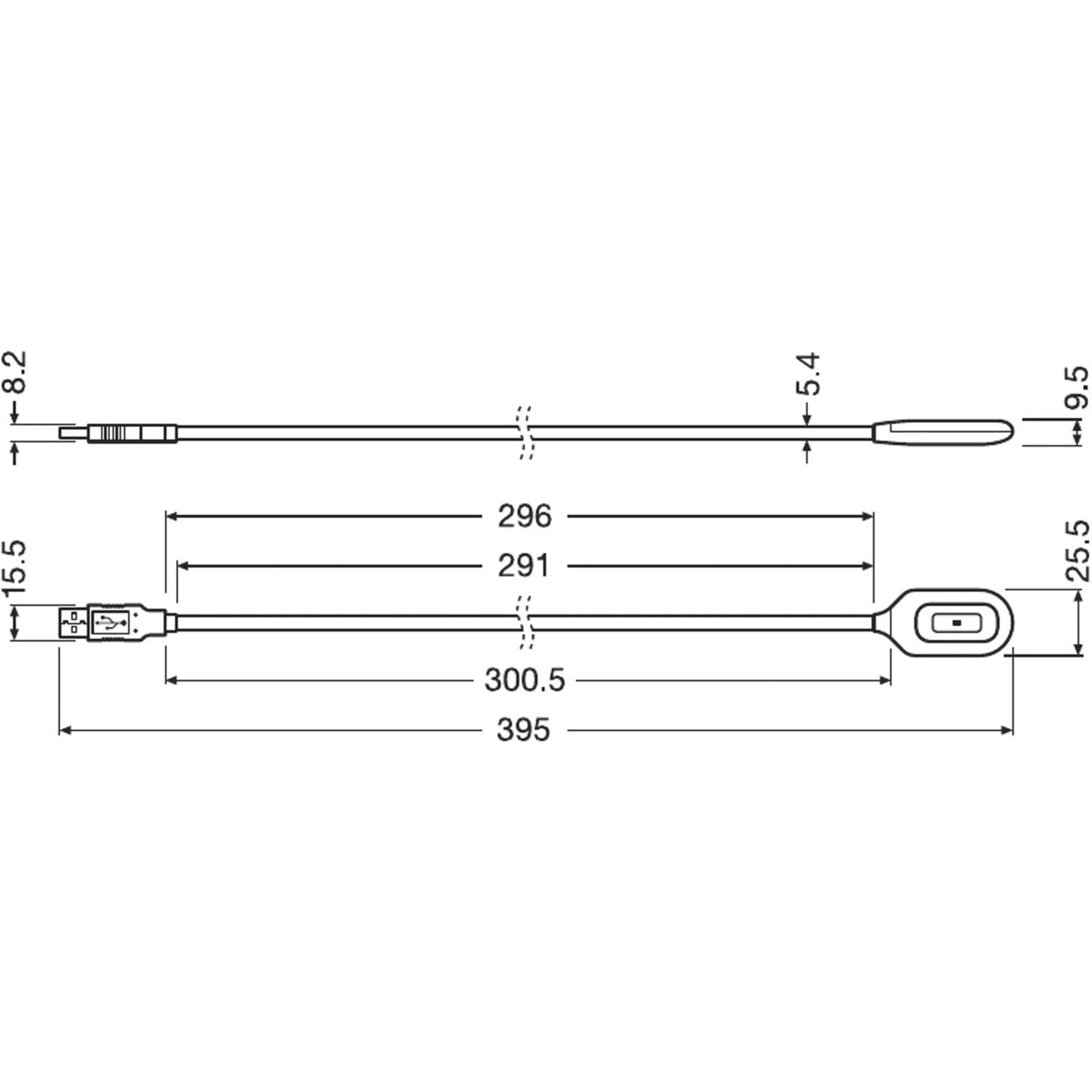 Osram LED Leseleuchte ONYX Copilot Hängeleuchte Lampe dimmbar schwarz 80cm - 4052899601000