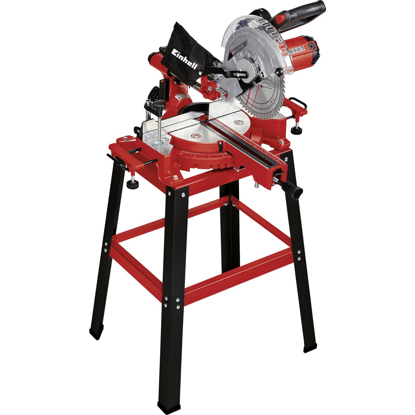 Einhell Zug-Kapp-Gehrungssäge TC-SM 2531/2 U Säge mit Auflagen für lange - 4006825645637