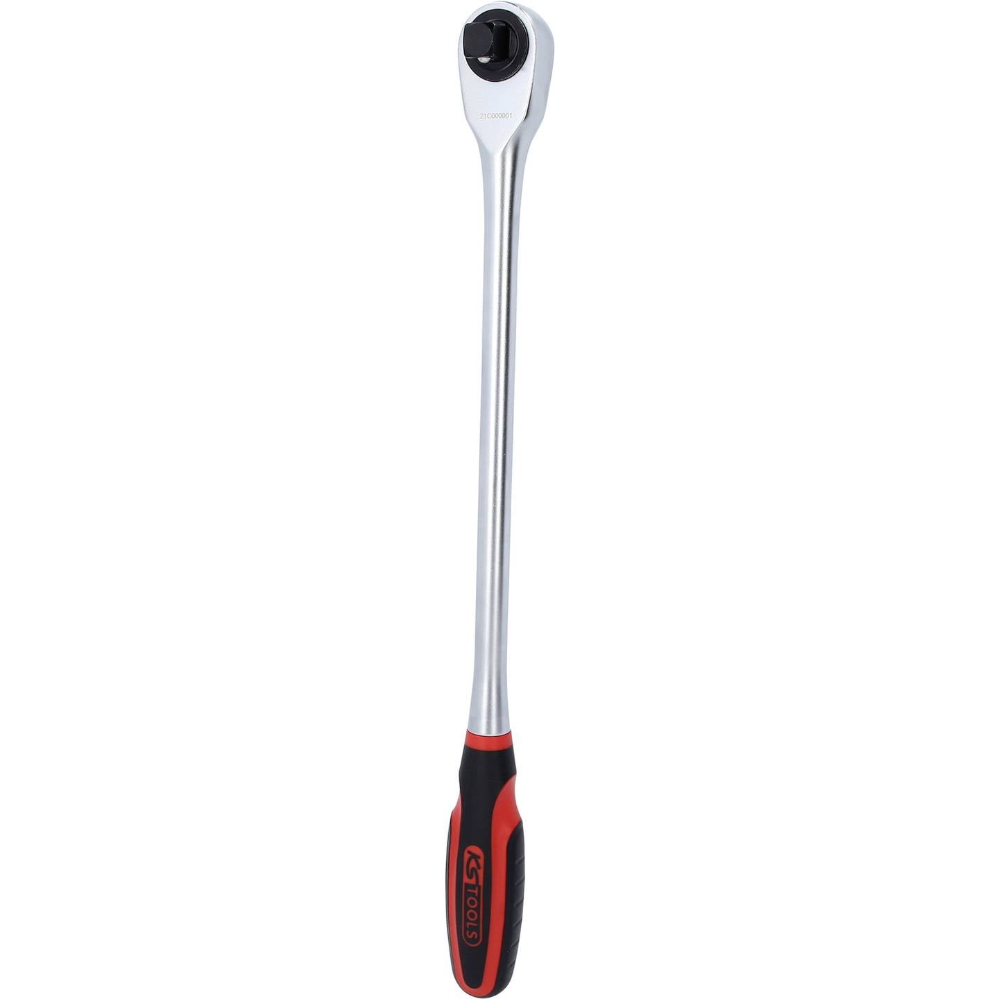 KS Tools Umschaltknarre 1/2" Ratsche 100 Zähne 950Nm Chrom-Vanadium Stahl 425mm - 4042146865477