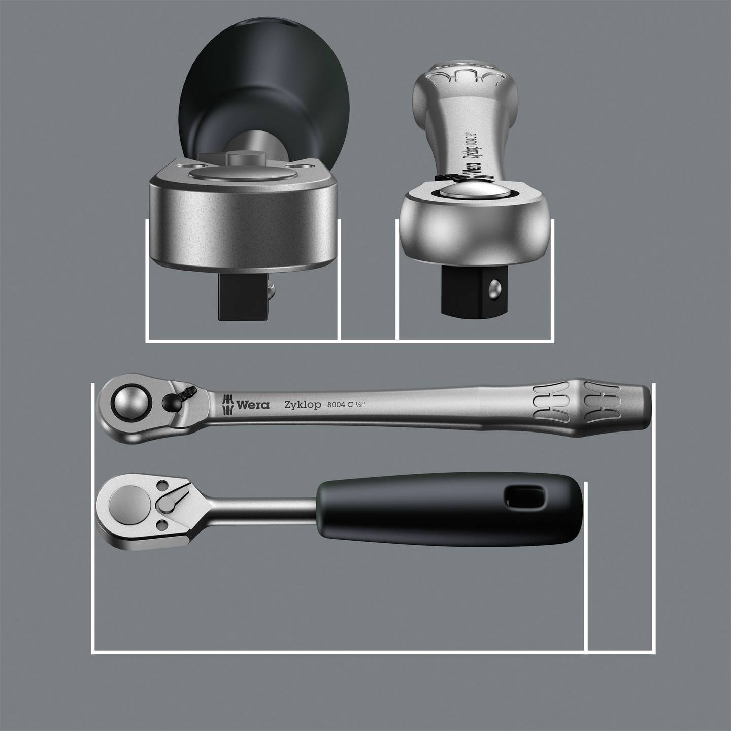 Wera Umschaltknarre 1/4" (6,3 mm) 72 Zähne Chrom-Molybdän Stahl 141 mm robust - 4013288174024