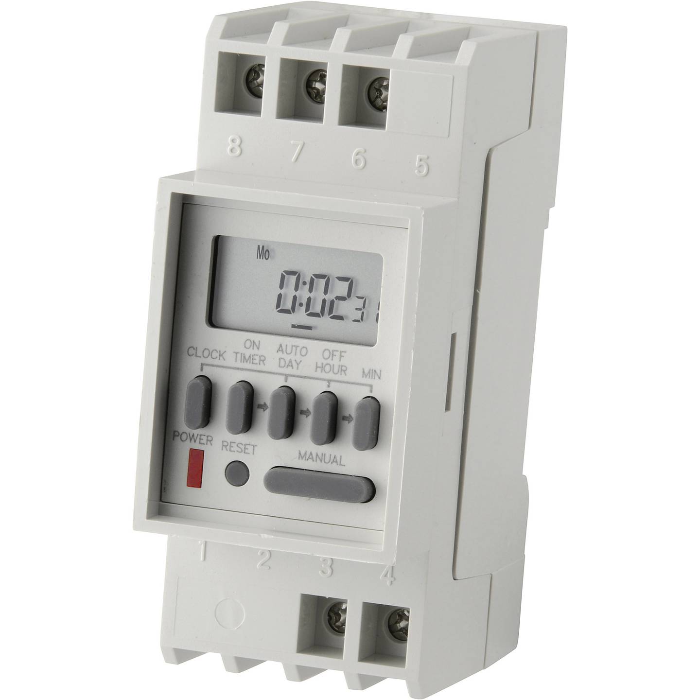 C-Control Hutschienen-Zeitschaltuhr TM-848-2 digital 230V 4000W Timerfunktion - 4053199982219